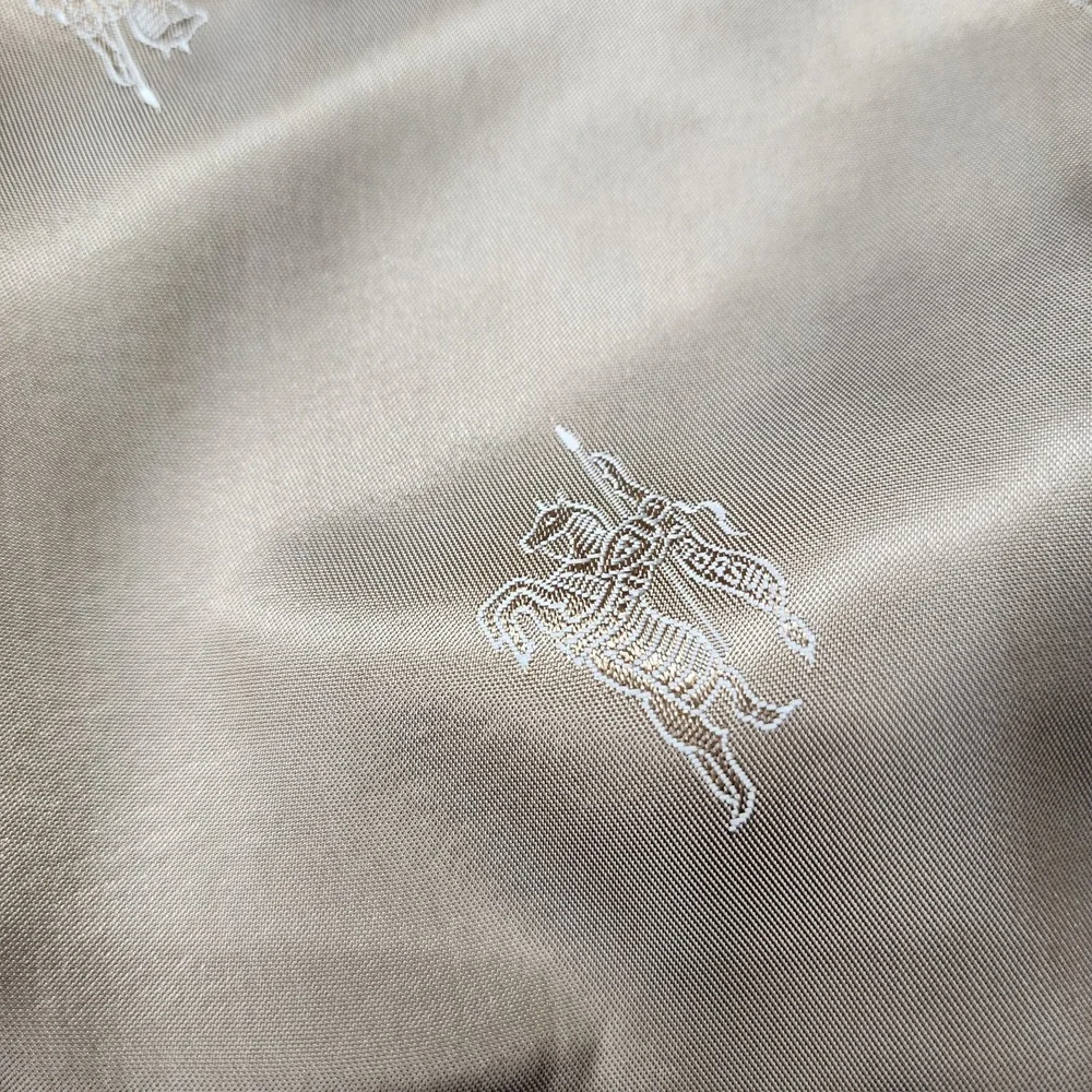 Burberrys‎ Pure Wool Blazer Sport Coat Jacket Gold Buttons Tan Logo Lined